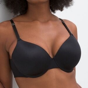 Soma Black Sexy Smooth Full Coverage Underwire Bra Sz 38 D
